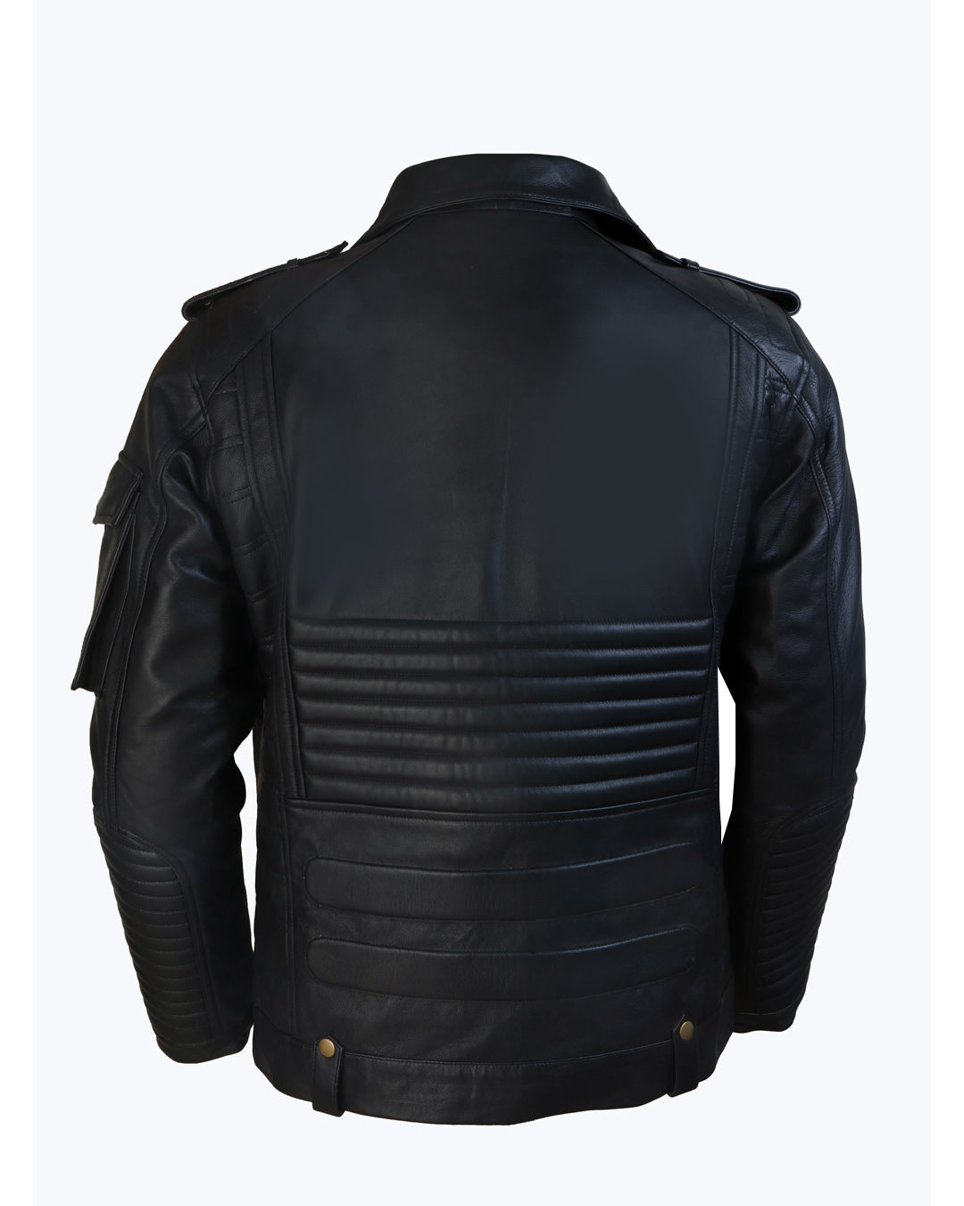 Men's Tactical Black Biker Jacket